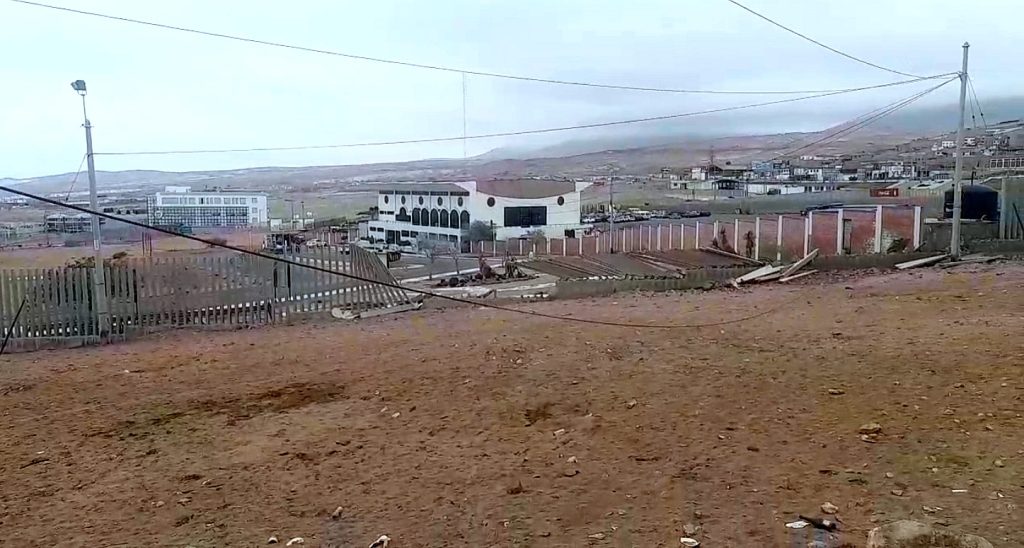 Muretes del Terminal terrestre de Mollendo